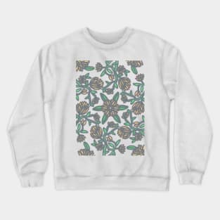 Geometric Delicious Floral Garden Pattern 3 Crewneck Sweatshirt